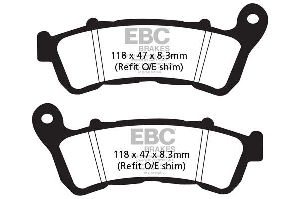 Brakes - FA388HH Fully Sintered - EBC (Front)