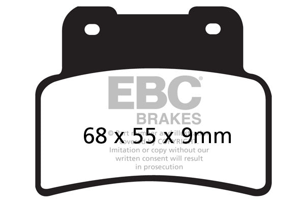 Brakes - FA432HH Fully Sintered - EBC (Front)