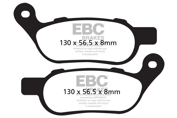 Brakes - FA458HH Fully Sintered - EBC (Rear)