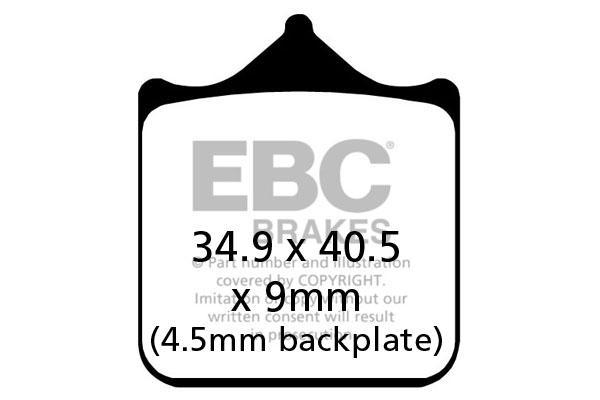 Brakes - GPFA604/4HH Grand Prix - EBC (1 Set)