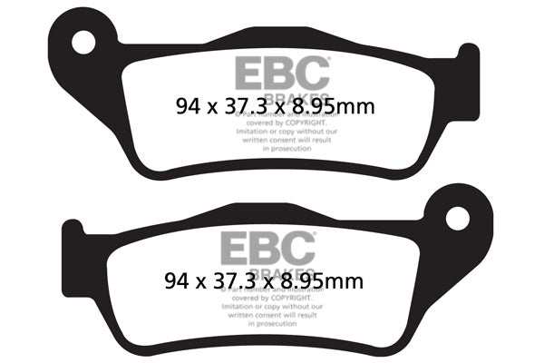 Brakes - FA643HH Fully Sintered - EBC (Rear)