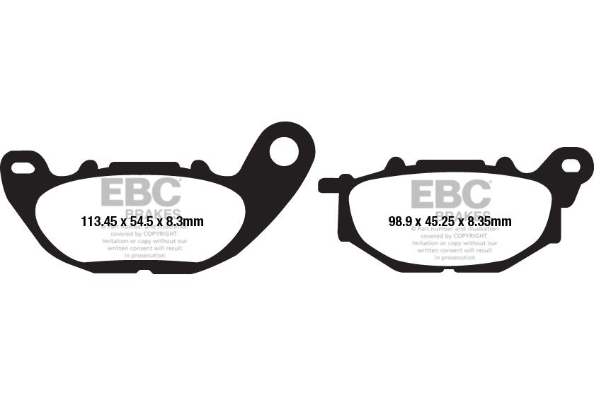 Brakes - FA663HH Fully Sintered - EBC (Front)
