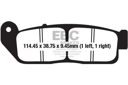 Brakes - FA672HH Fully Sintered - EBC