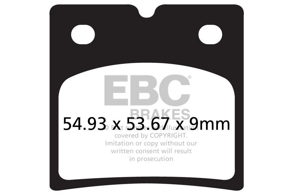 Brakes - FA696HH Fully Sintered - EBC