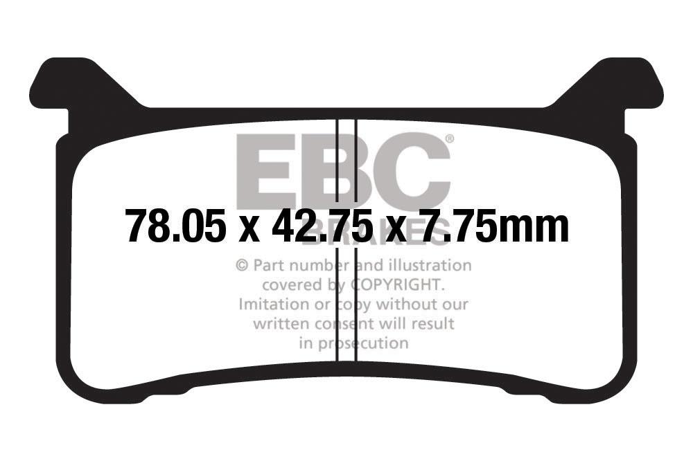 Brakes - FA700HH Fully Sintered - EBC