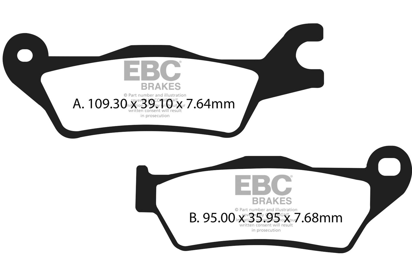 Brakes - FA715HH Fully Sintered - EBC (Front)