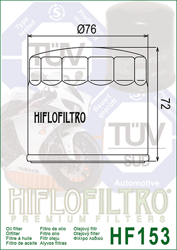 Oil Filter 153 by HI FLO.