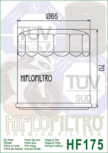 Oil Filter 175 by HI FLO.