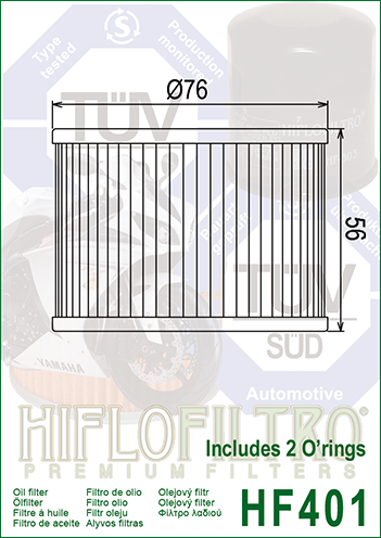 Oil Filter 401 - Hiflo