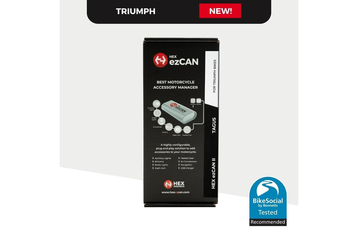 Triumph Hex EzCan Accessory Manager