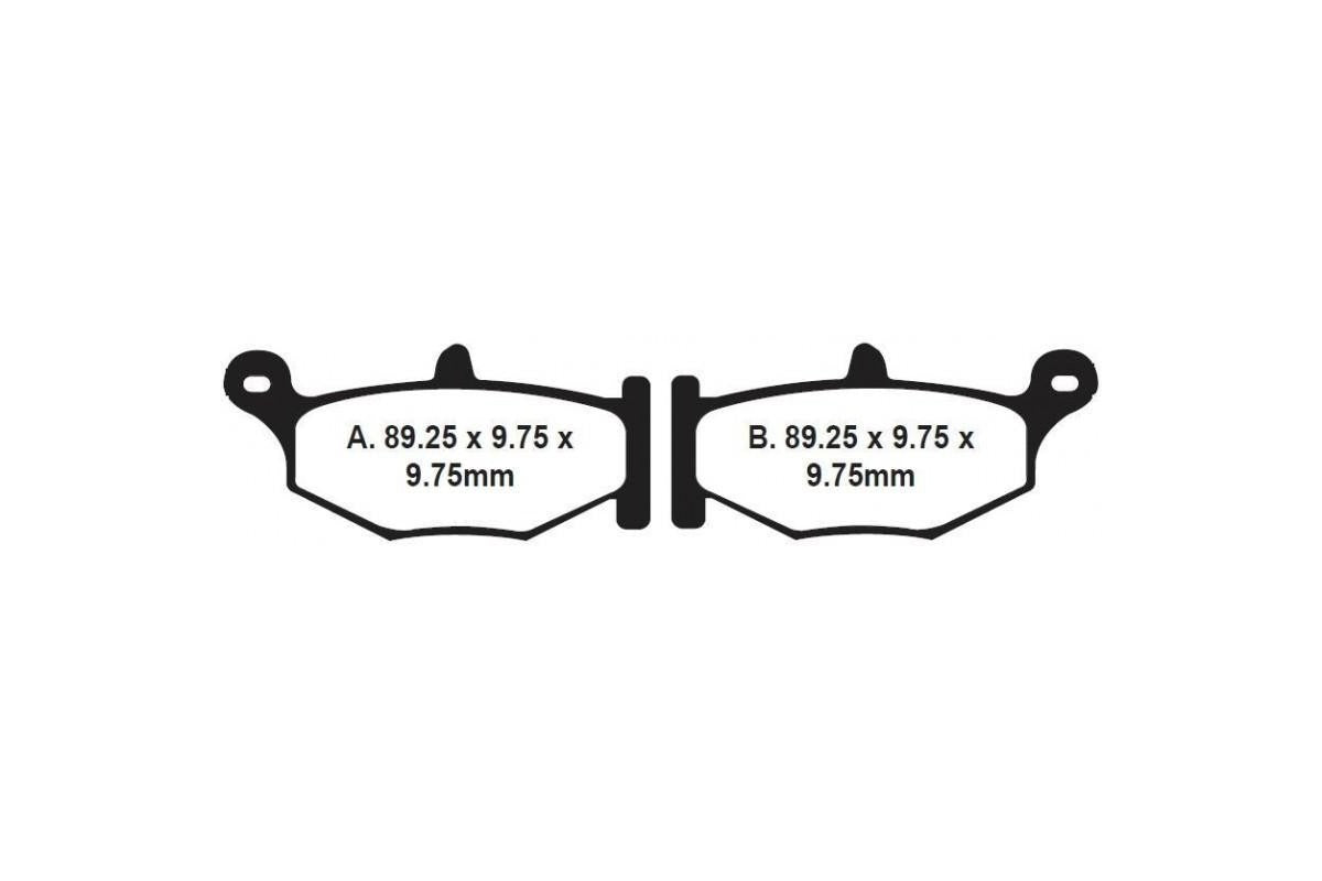 Brakes - FA419HH Fully Sintered - EBC (Rear)