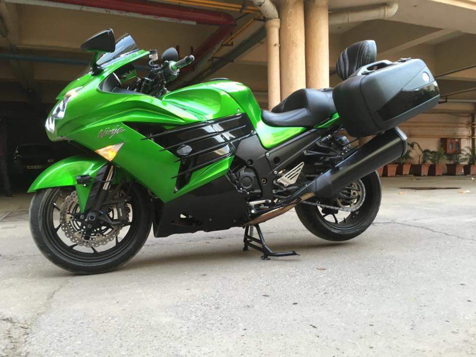 Kawasaki ZX14R Sidecases Carrier - Quick Release 'Lock It'