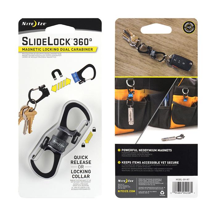 Carabiner Sildelock 360 Magnetic Locking Dual.