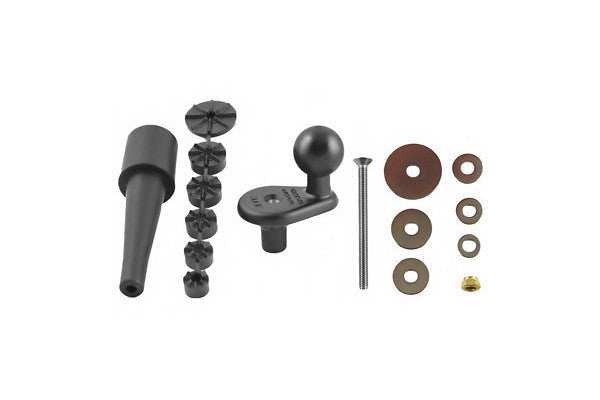 RAM Base - Motorcycle Fork Stem Base with 1" Ball RAM Mount.