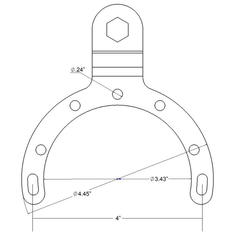 RAM Base - Large Gas Tank Base with 25mm (1") Ball for Motorcycles