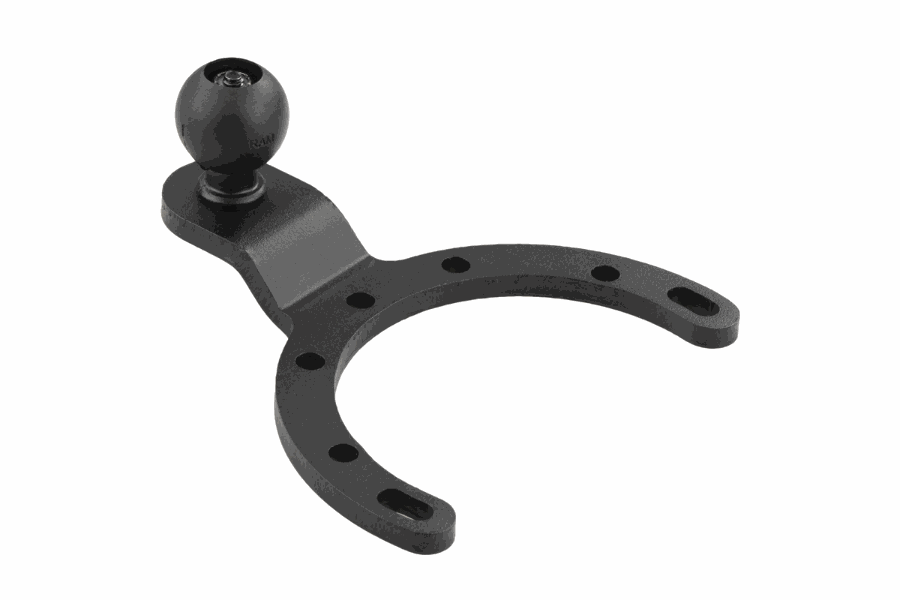 RAM Base - Large Gas Tank Base with 1" Ball for Motorcycles.