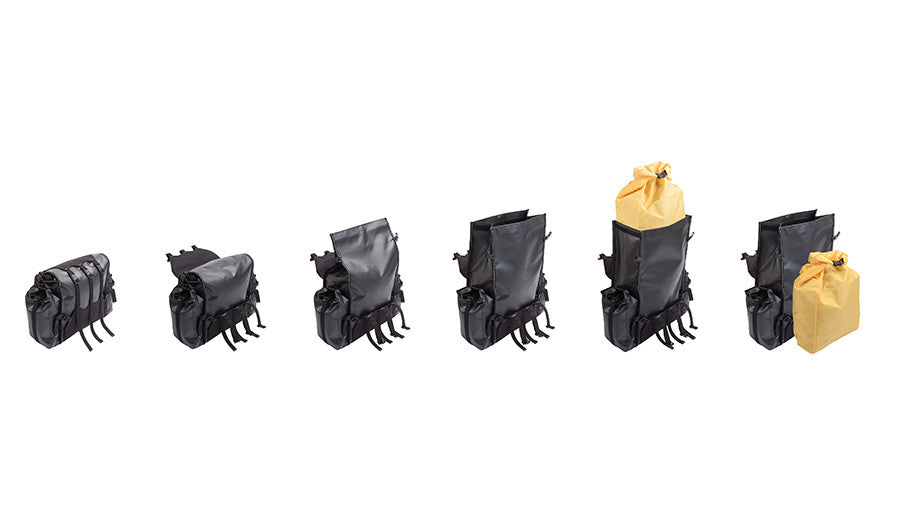 Side Soft bags 90L Round the world.