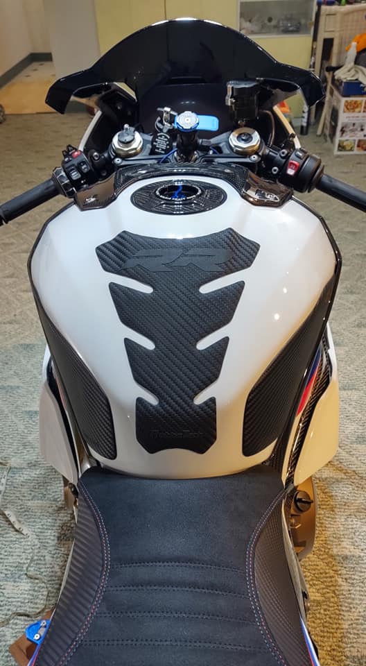 BMW S 1000 RR Ergonomics - Tank Pad.