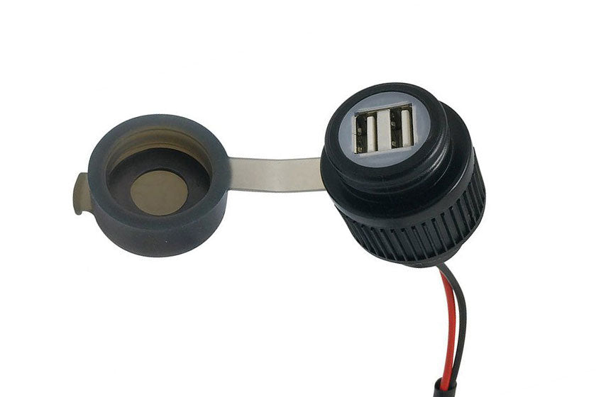 Surface Panel & Handlebar Dual USB 4A (Plastic holder).