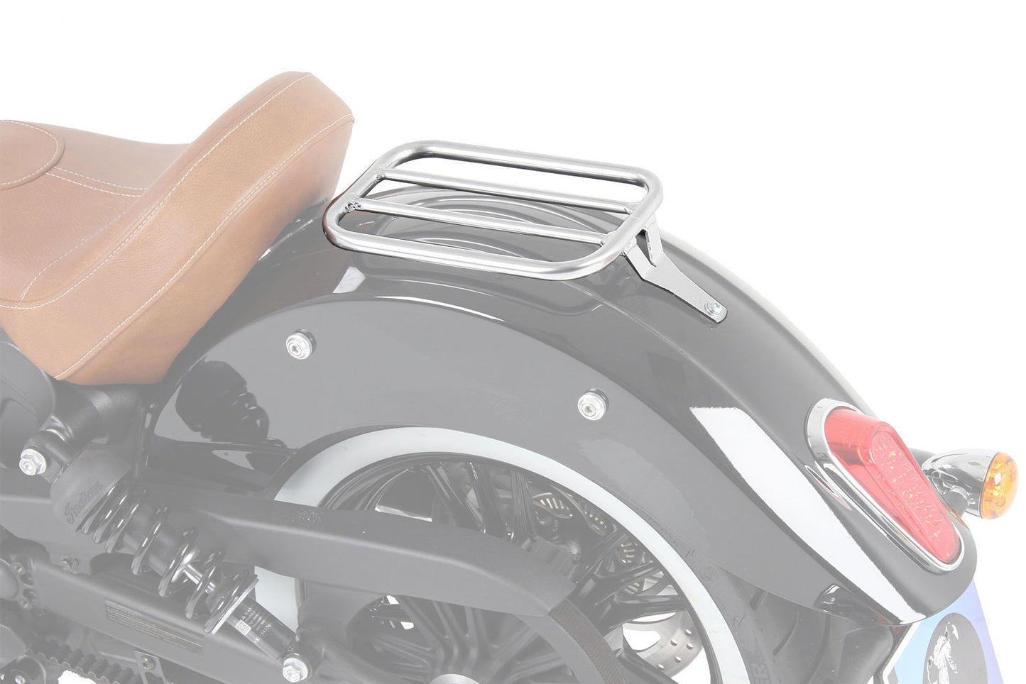 India Scout Rear Rack- Solo Rack without Backrest.