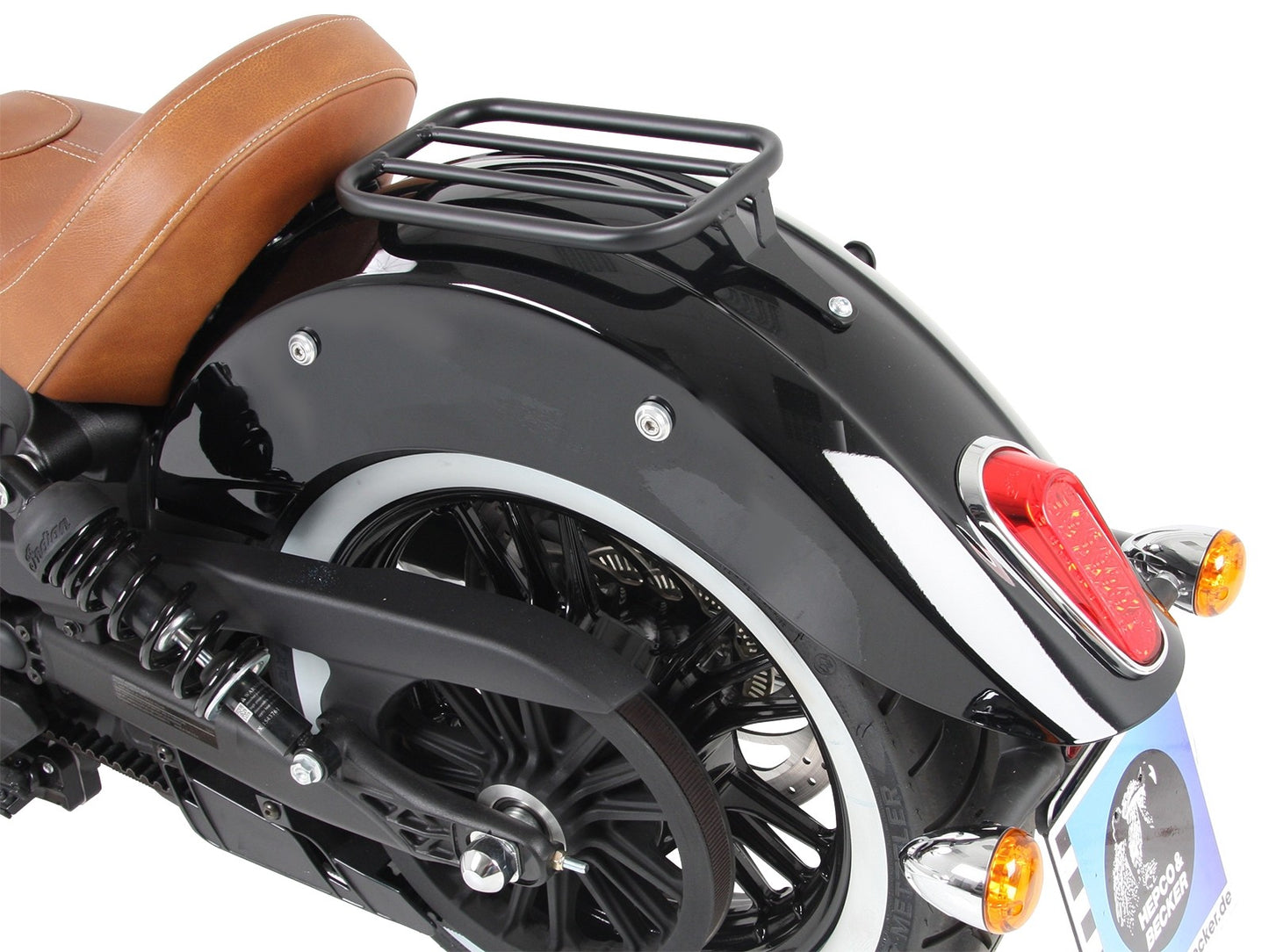 India Scout Rear Rack- Solo Rack without Backrest.