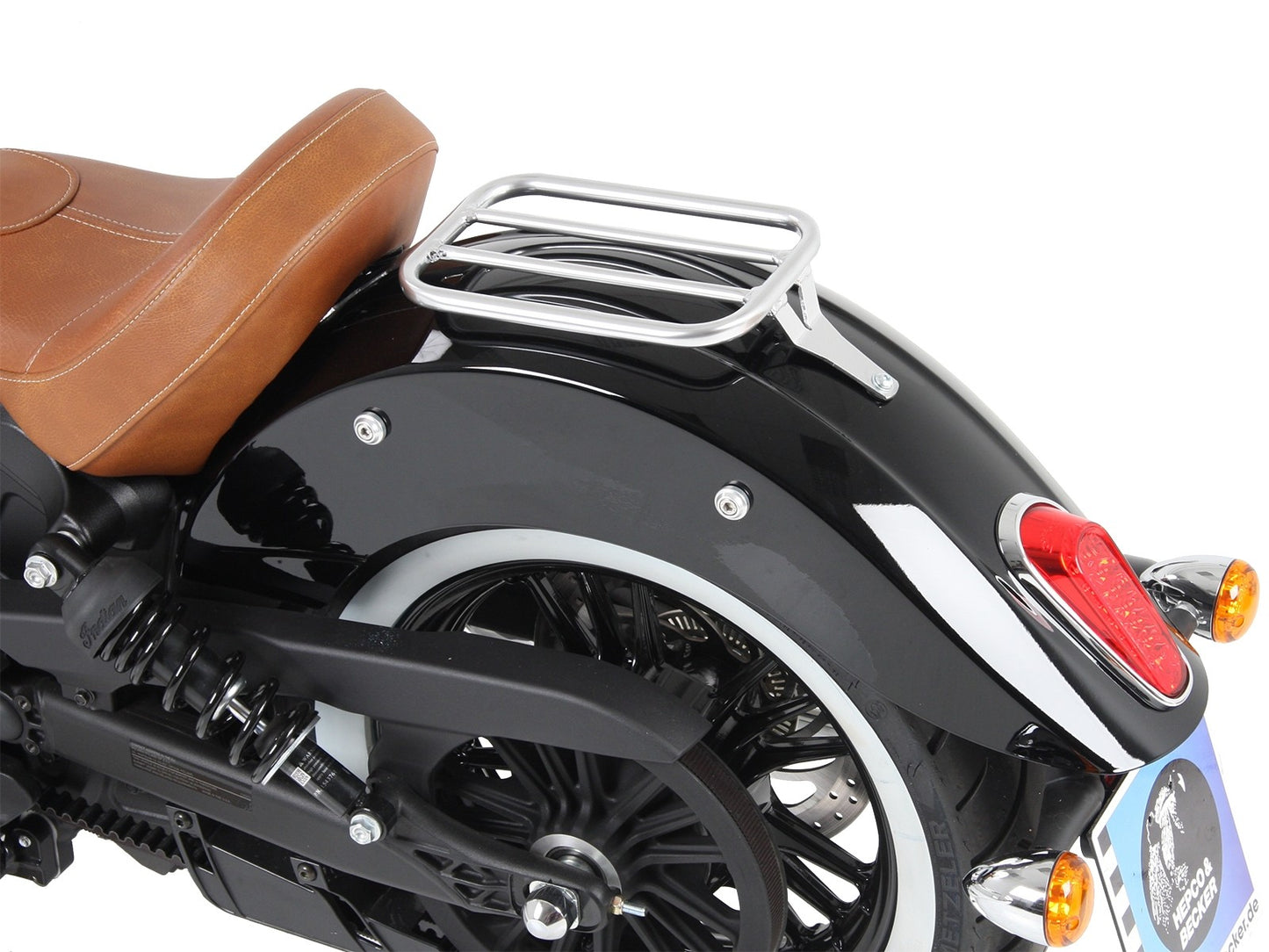 India Scout Rear Rack- Solo Rack without Backrest.