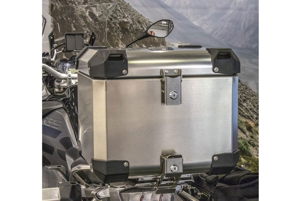 Bumot Luggage - Top Case 43L Defender Evo (Aluminium, Black & Frozen Grey).