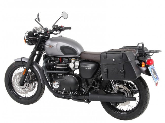 Triumph Bonneville T100 Sidecases Carrier - C-Bow.