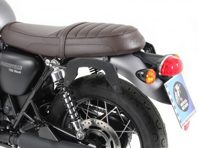 Triumph Bonneville T100 Sidecases Carrier - C-Bow.
