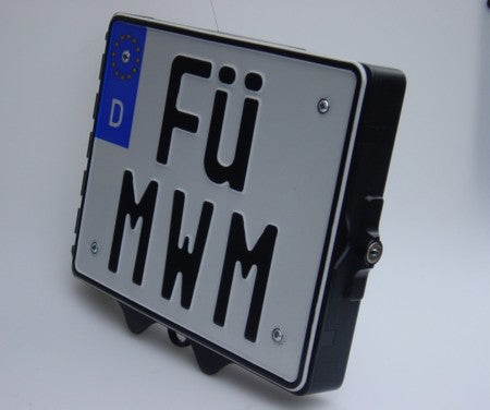 Locking Number Plate Storage