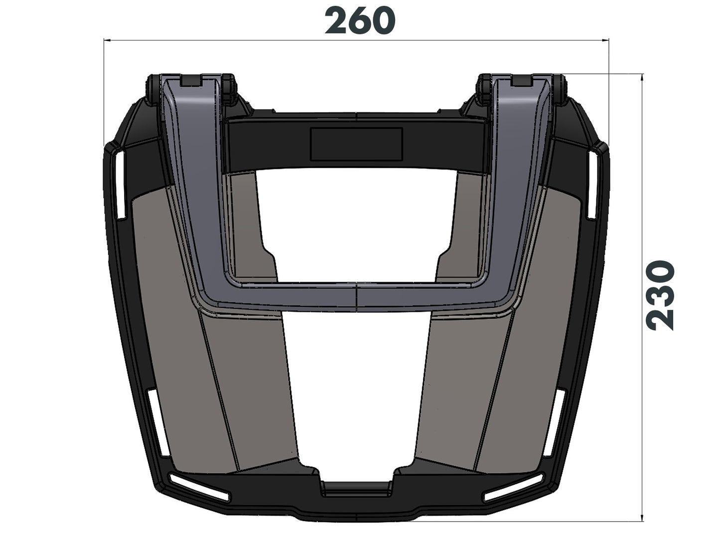 Benelli TRK 502 X (2018-) Carrier - Top Case Carrier.