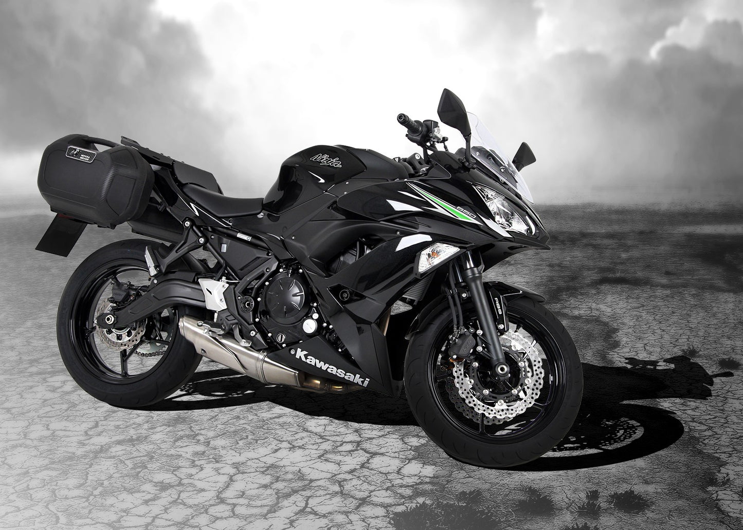 Kawasaki Ninja 650 Luggage - Sidecase Carrier - 'C-Bow'.