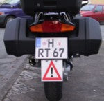 Locking Number Plate Storage