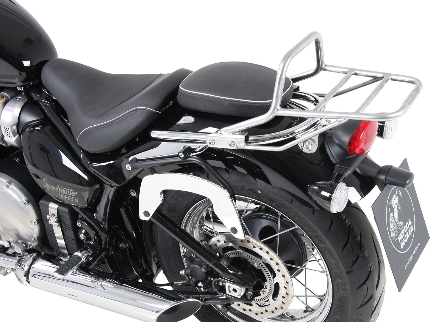 Triumph Bonneville SpeedMaster Carrier Topcase - Tubed Carrier.