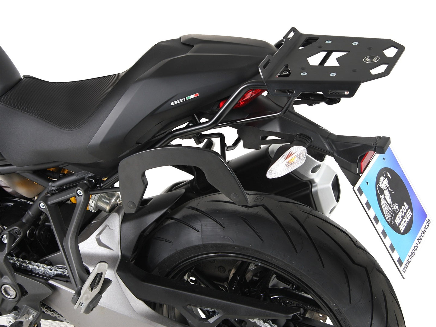 Ducati Monster 821 Carrier - C-Bow Luggage Systems.
