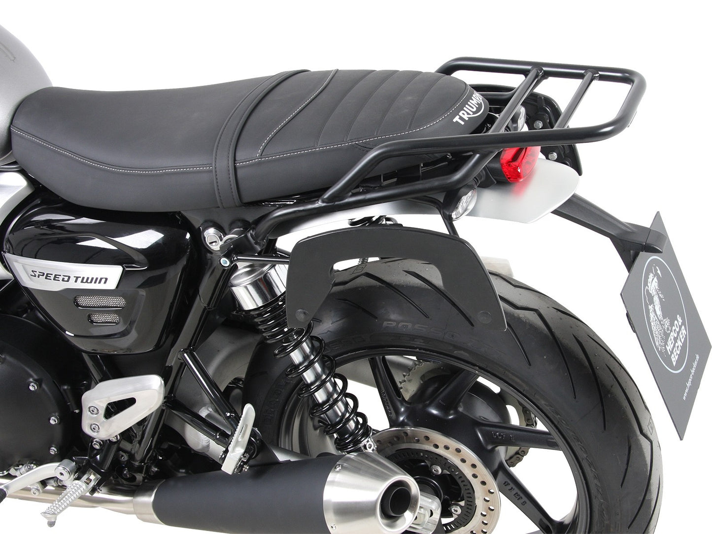 Triumph Speed Twin C-Bow Soft Bag Carrier.
