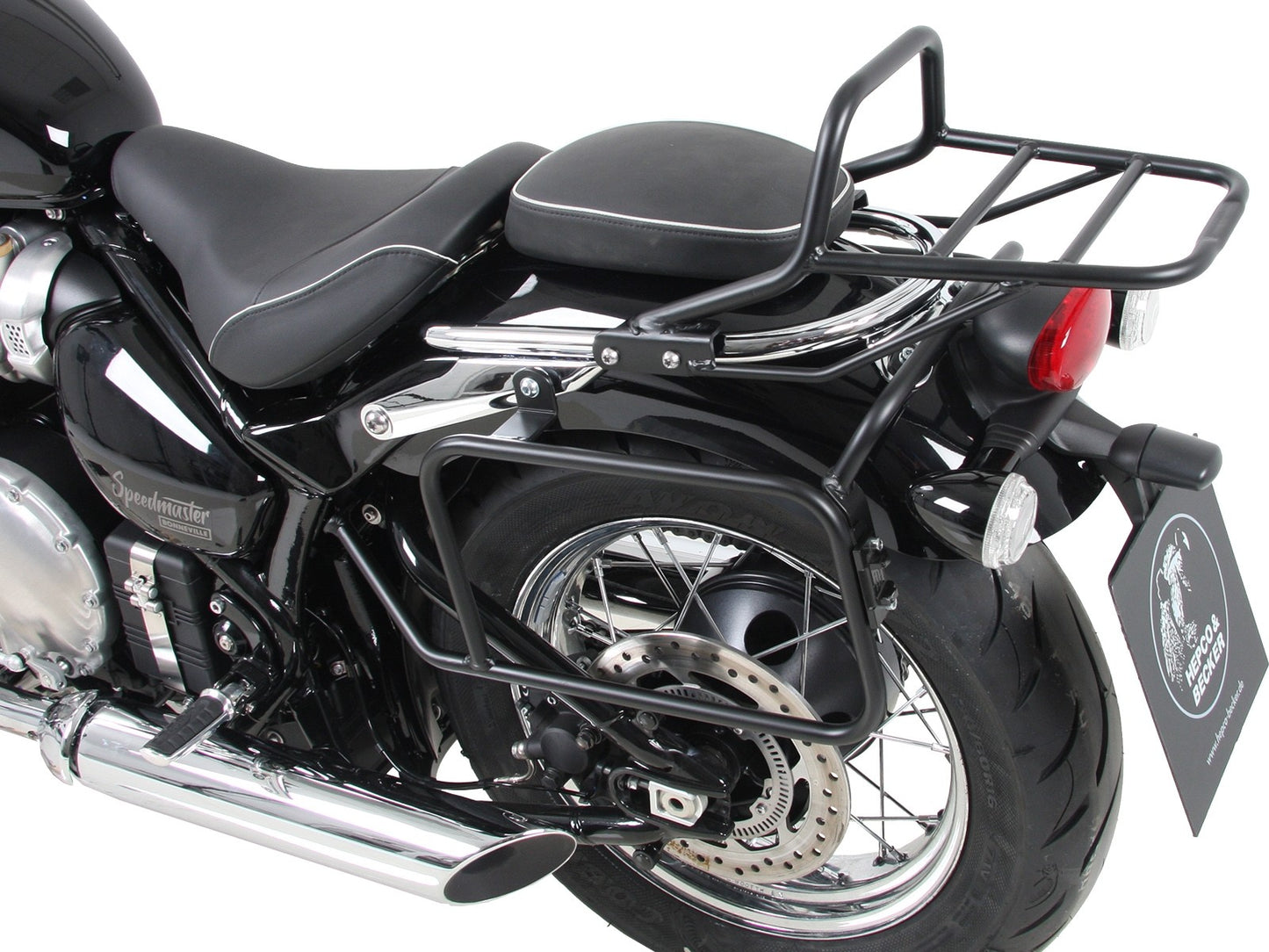 Triumph Bonneville SpeedMaster Carrier Topcase - Tubed Carrier.