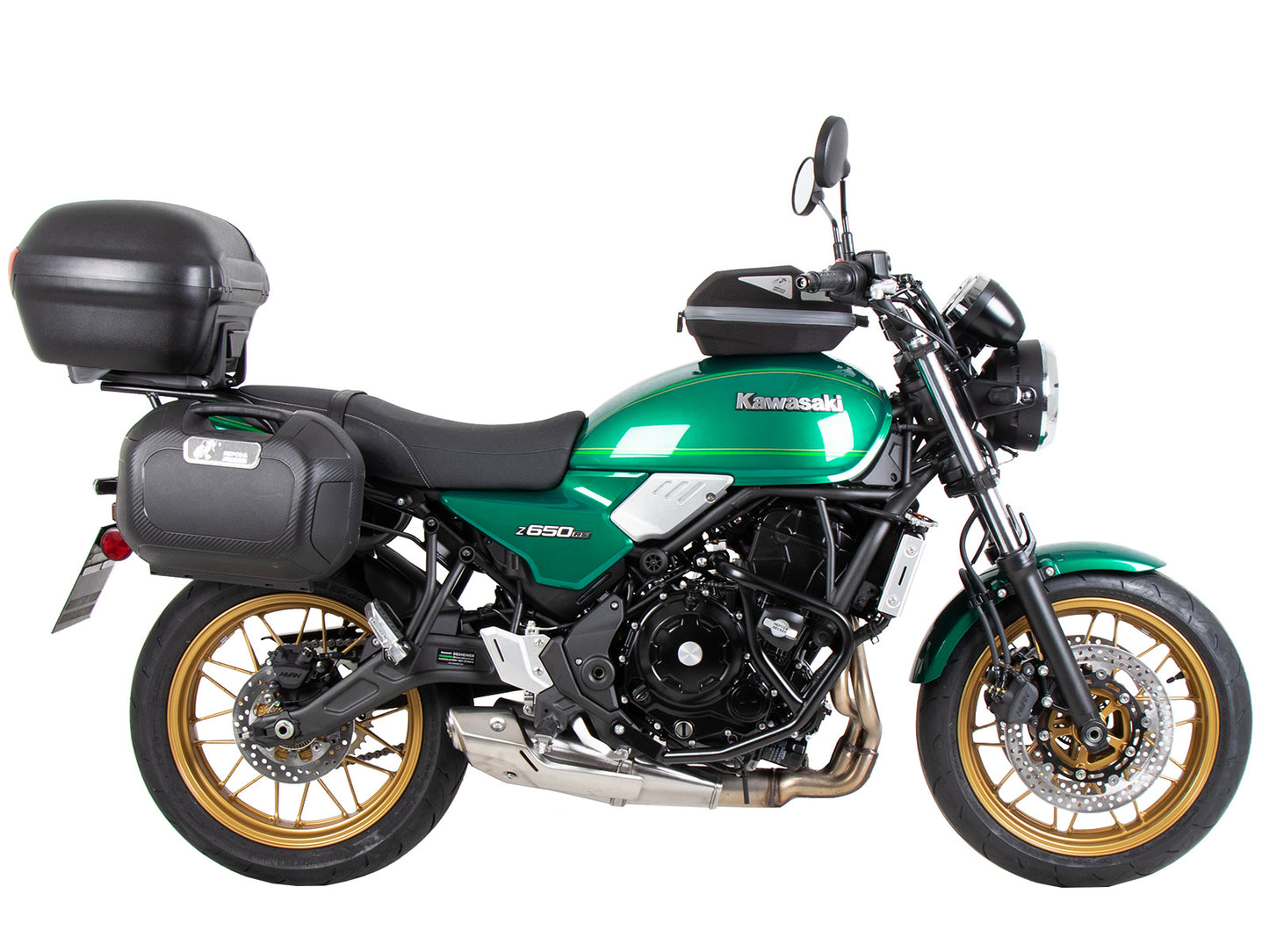 Kawasaki Z 650 Topcase carrier - Fixed Hinge (Alu Rack)