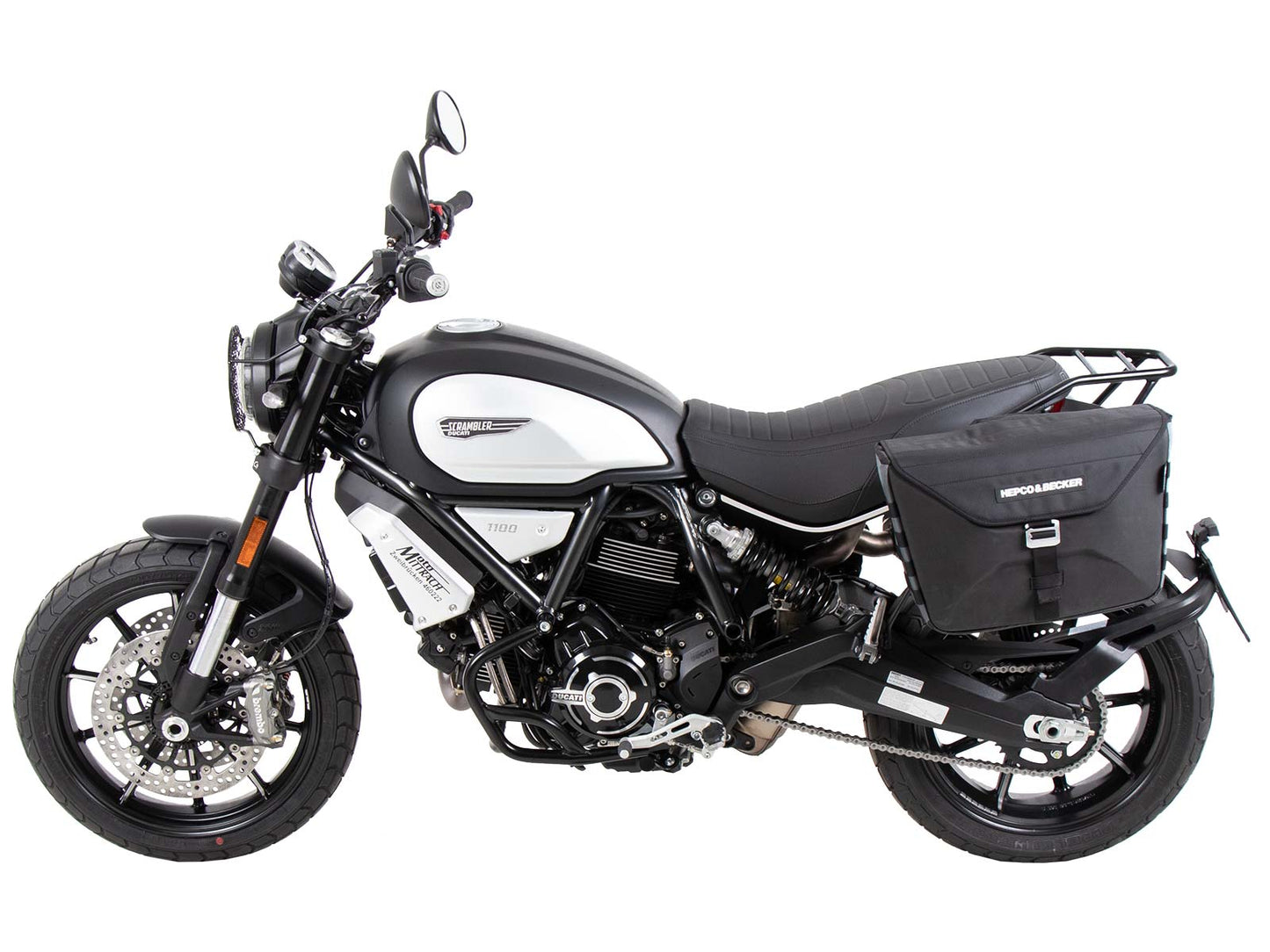 Ducati Scrambler 1100 Dark Pro Sidecases Carrier - C-Bow