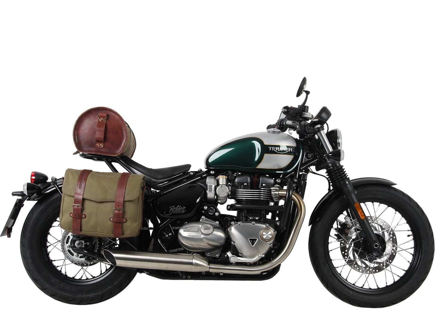 Triumph Bonneville Bobber Carrier - Sidecase Carrier 'C-Bow'.