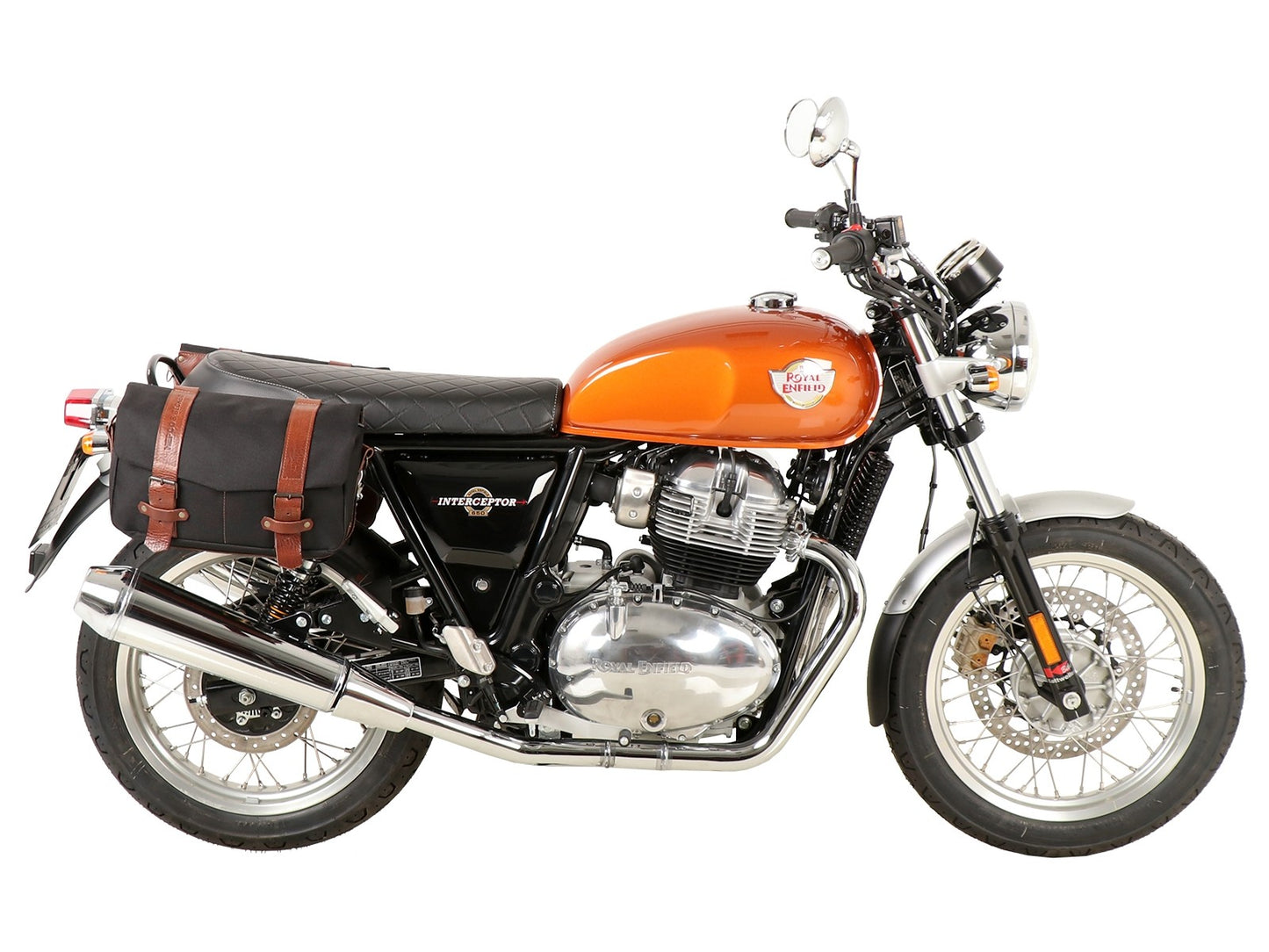 Royal Enfield Interceptor Carrier Sidecases - C-Bow.