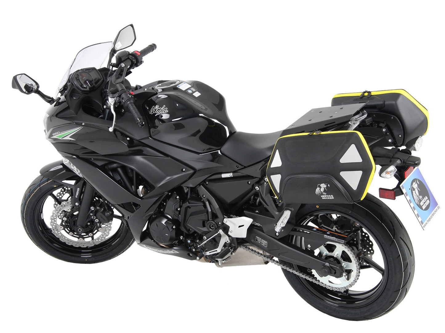 Kawasaki Ninja 650 Luggage - Sidecase Carrier - 'C-Bow'.