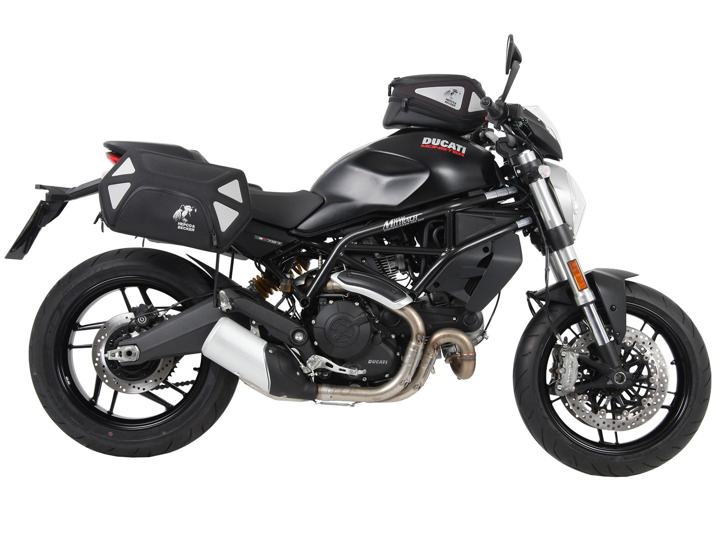 Ducati Monster 797 Carrier - C-Bow Luggage Systems.