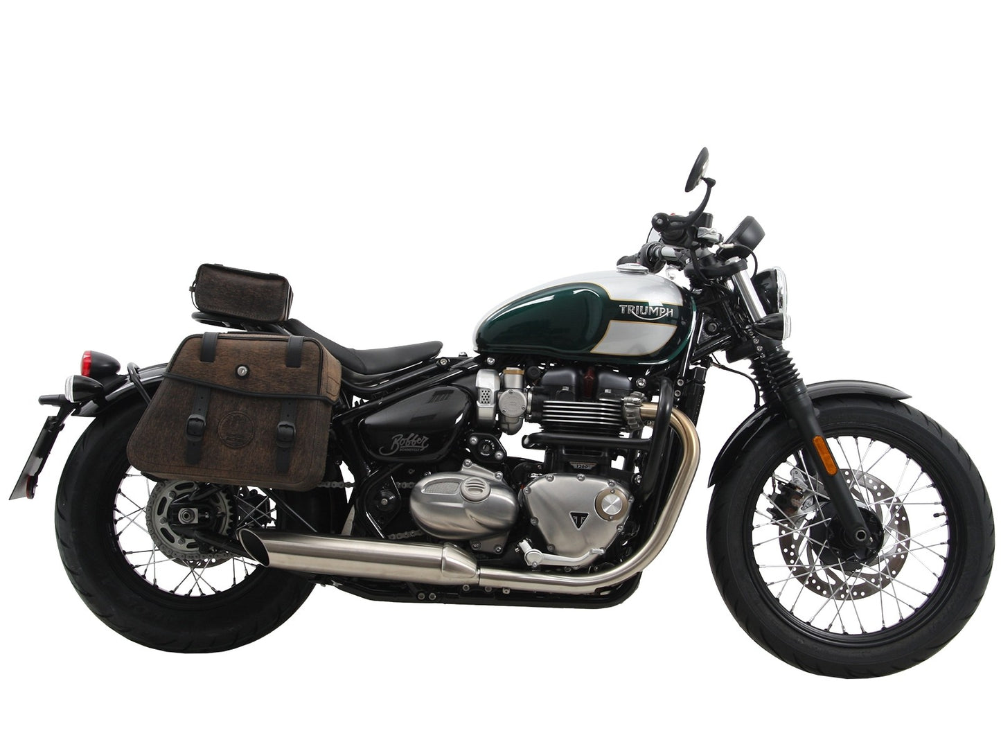 Triumph Bonneville Bobber Carrier - Sidecase Carrier 'C-Bow'.