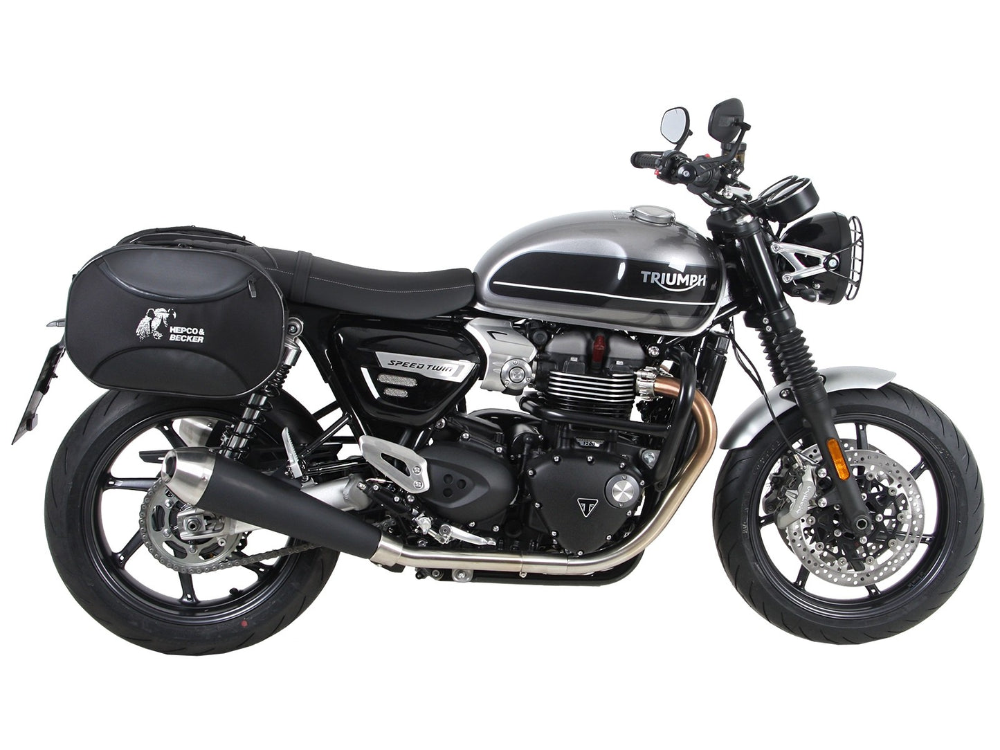 Triumph Speed Twin C-Bow Soft Bag Carrier.