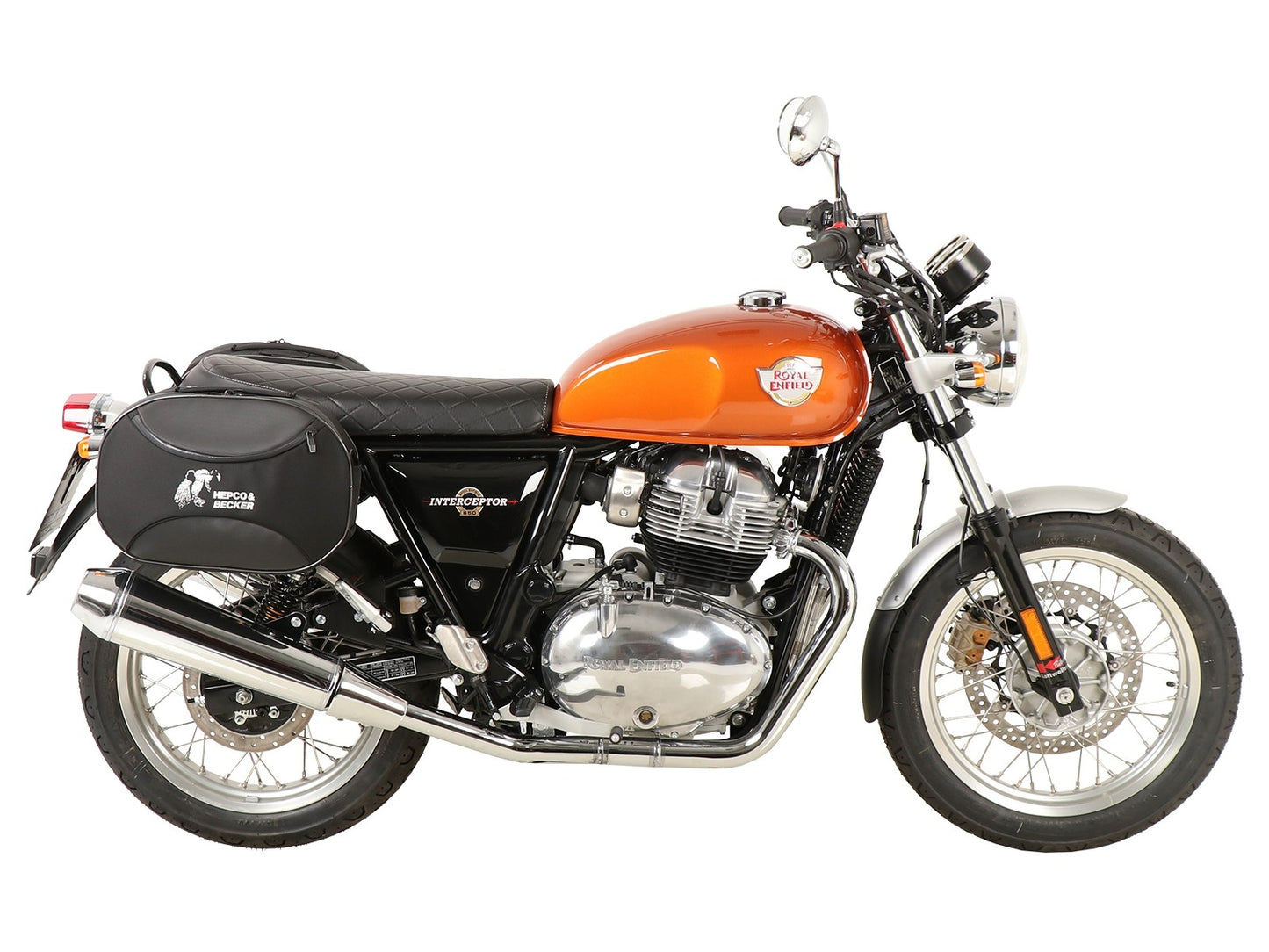 Royal Enfield Interceptor Carrier Sidecases - C-Bow.