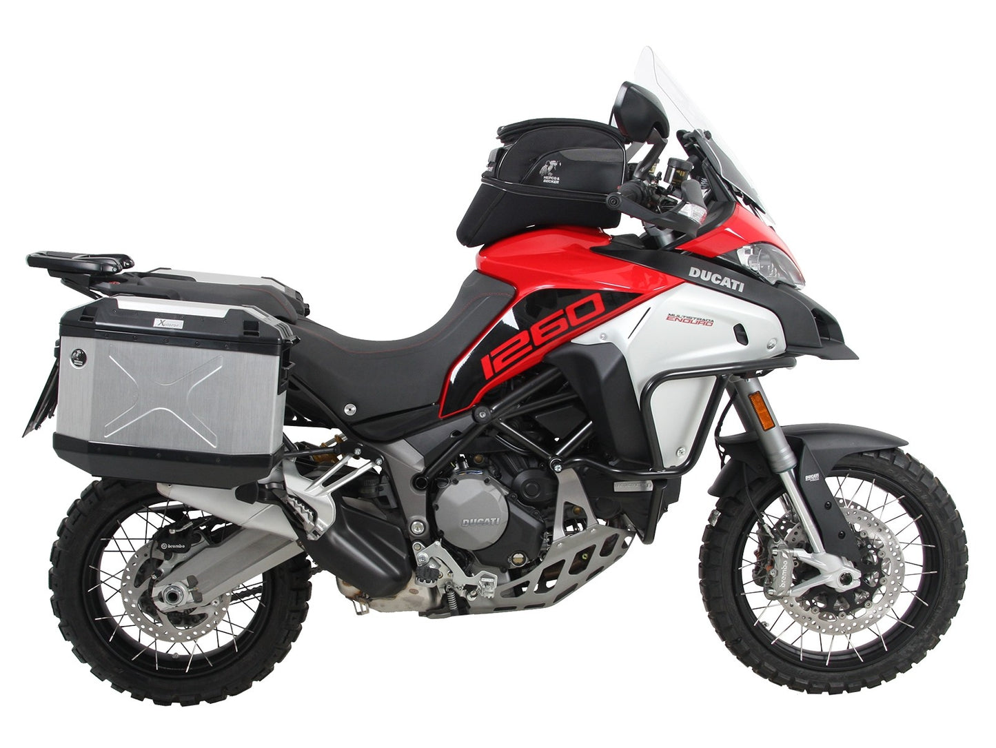 Ducati Multistrada 1260 Enduro (2019-) Carrier - Sidecases 'Permanently Fixed'.