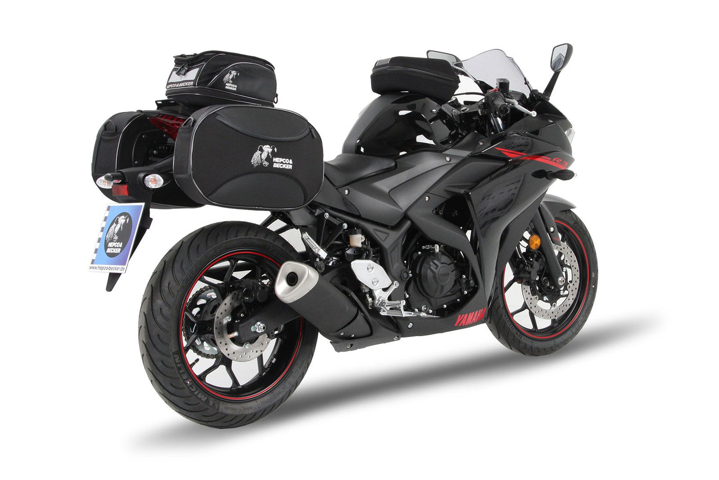Yamaha YZF R3 Sidecases Carrier - C-Bow 2015-).