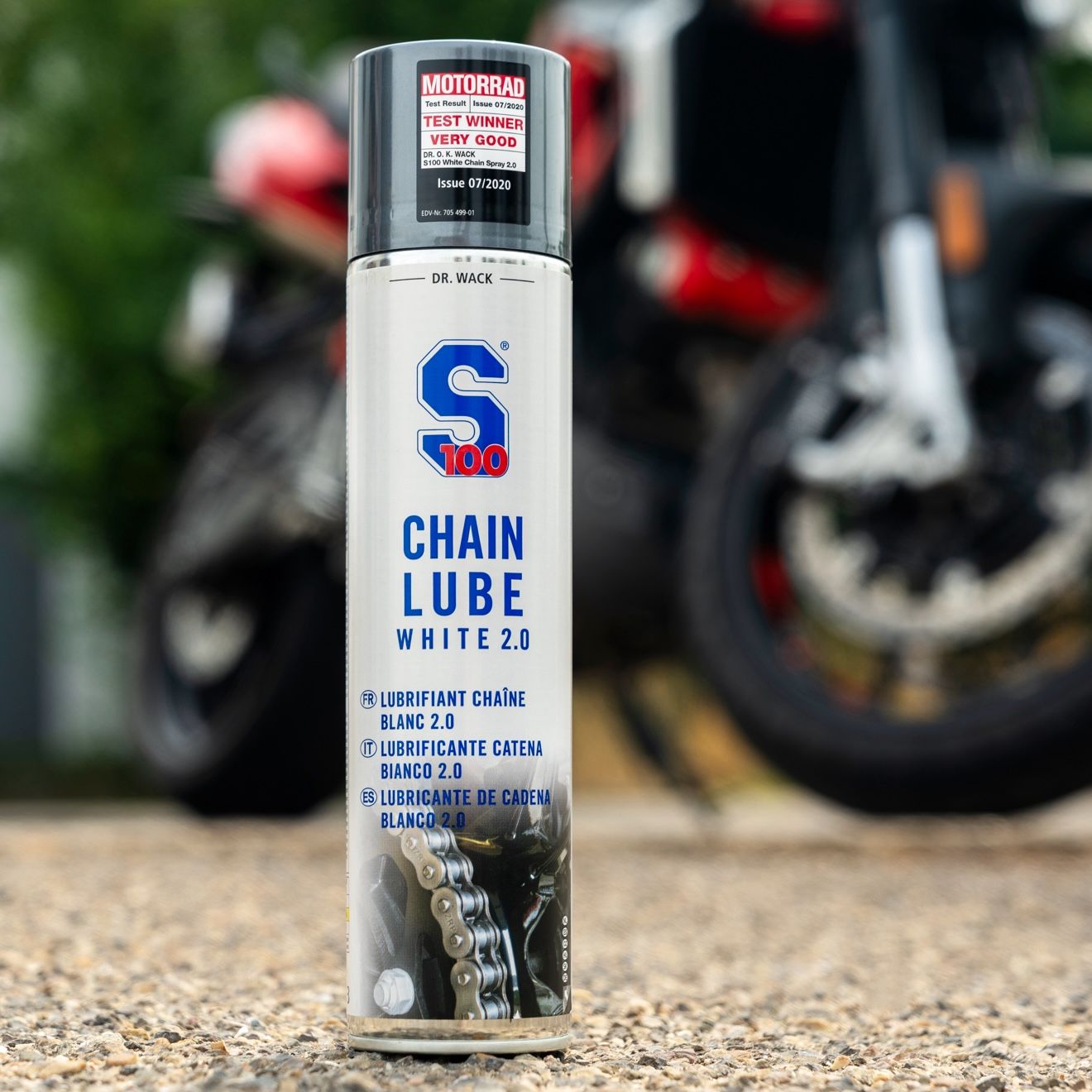 Chain Maintenance:- White Chain Spray - Main Image
