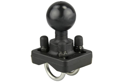 RAM® Double U-Bolt Ball Base for .75" - 1" Rails